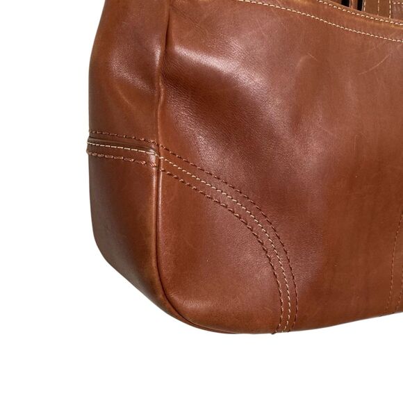 Coach Hamilton VTG Hobo Shoulder Bag British Tan Camel Leather Purse Y2K Vintage - Picture 5 of 15